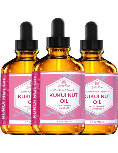 Aceite de Nuez Kukui Leven Rose 118 ml - Hidratante Facial y Capilar Aceite de Nuez Kukui Leven Rose 118 ml - Hidratante Facial y Capilar