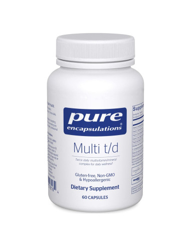 Suplemento Multivitamínico y Mineral Pure Encapsulations 60 Cápsulas