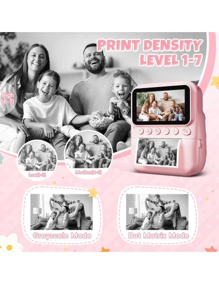 Cámara Instantánea CalineGam M9 Rosa 48MP Pantalla 3" Cámara Instantánea CalineGam M9 Rosa 48MP Pantalla 3"