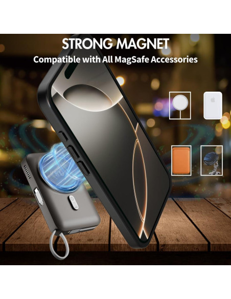 Funda Magnética de Cuero Vegano Style Uplift para iPhone 16 Pro Funda Magnética de Cuero Vegano Style Uplift para iPhone 16 Pro