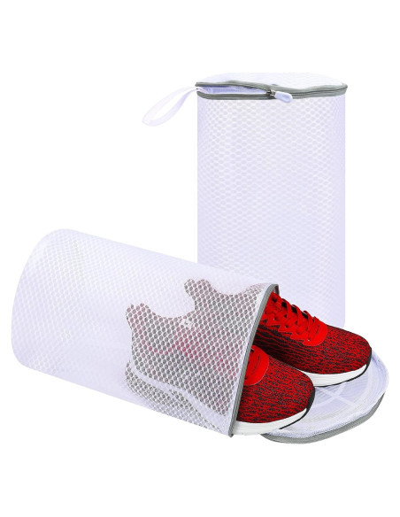 Bolsa de Lavado de Zapatos Vivifying 2PCS Malla 19.8x35.6cm Bolsa de Lavado de Zapatos Vivifying 2PCS Malla 19.8x35.6cm