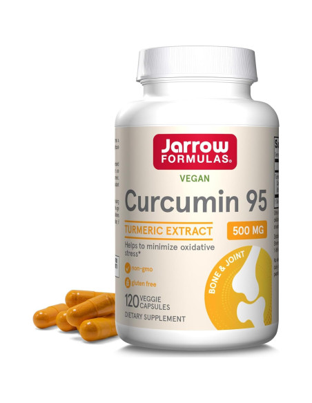 Suplemento de Curcumina 95 Jarrow 500 mg + Methyl B-12 1000 mcg Suplemento de Curcumina 95 Jarrow 500 mg + Methyl B-12 1000 mcg