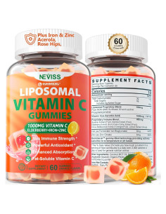 Gomitas de Vitamina C Liposomal 1000mg NEVISS - Sin Azúcar