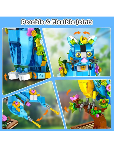 Set de Construcción de Animales 3 en 1 INSOON - 412 Piezas