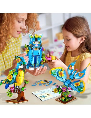 Set de Construcción de Animales 3 en 1 INSOON - 412 Piezas