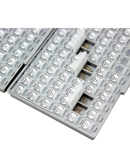 Kit de Capacitores SMD AideTek 0805 - 103 Valores, 50pcs/Valor Kit de Capacitores SMD AideTek 0805 - 103 Valores, 50pcs/Valor