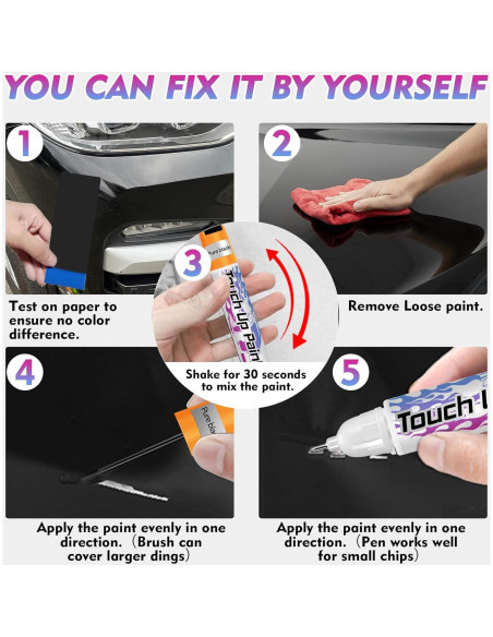 Pintura de Retoque para Coches Vigorder 0.4 Fl Oz Blanca Pintura de Retoque para Coches Vigorder 0.4 Fl Oz Blanca