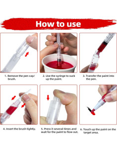 Bolígrafo de Pintura Retocable XTIIEED - 3 Piezas 3ml 2