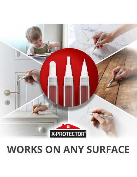 Kit de 6 Bolígrafos de Pintura Rellenables X-Protector Kit de 6 Bolígrafos de Pintura Rellenables X-Protector