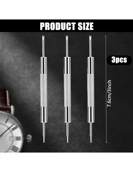 Herramienta de Extracción de Correas de Reloj 3 Piezas ZEYIYER Herramienta de Extracción de Correas de Reloj 3 Piezas ZEYIYER