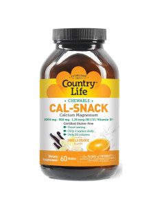 Cal-Snack Country Life 60 Wafers Calcio Magnesio Vitamina D