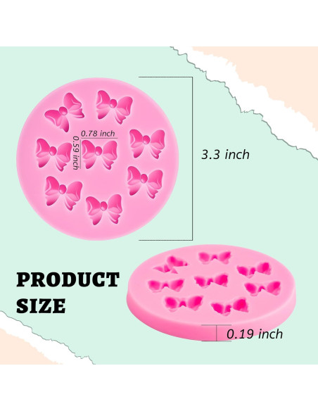 Molde de Silicona para Fondant YunKo W0770 Arco Rosa 8 cm Molde de Silicona para Fondant YunKo W0770 Arco Rosa 8 cm