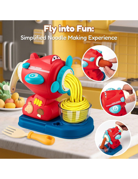 Set de Juguete de Masa 63 PCS ZW Creations 3 en 1 para Niños Set de Juguete de Masa 63 PCS ZW Creations 3 en 1 para Niños