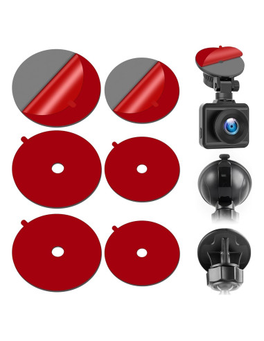 Pad Adhesivo Doble Cara 5.6 cm y 6.6 cm para Soporte de Cámara
