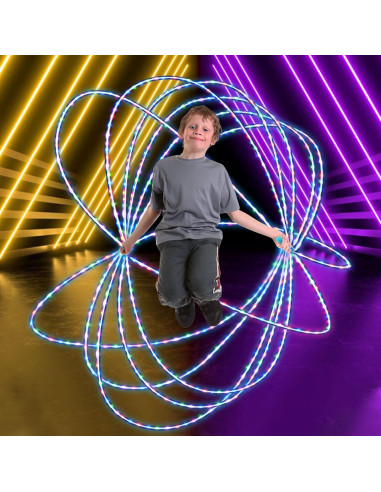 Cuerda de Salto LED YongnKids Ajustable 2.13m para Niños