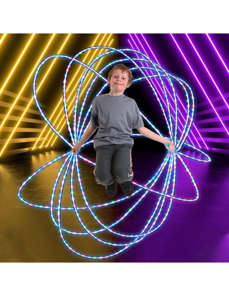 Cuerda de Salto LED YongnKids Ajustable 2.13m para Niños Cuerda de Salto LED YongnKids Ajustable 2.13m para Niños