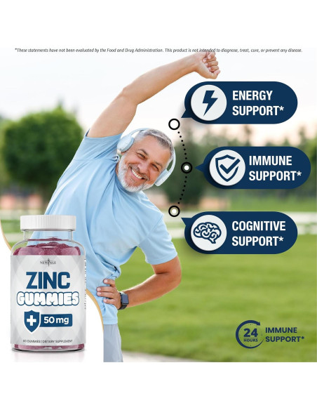 Gomitas de Zinc New Age 50mg - Suplemento Inmunológico 60 Unidades Gomitas de Zinc New Age 50mg - Suplemento Inmunológico 60 Unidades