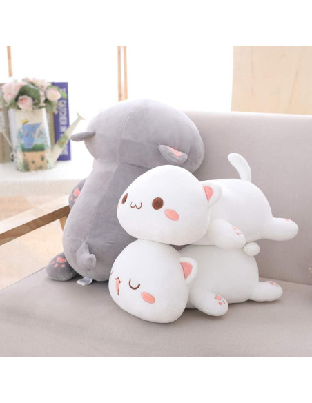 Almohada de Gato de Peluche Jens 35 cm Suave Kawaii Almohada de Gato de Peluche Jens 35 cm Suave Kawaii
