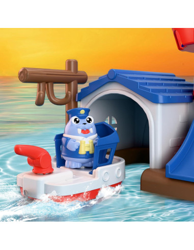 Set de Juguetes de Baño iPlay, iLearn Faro para Niños 18 Meses