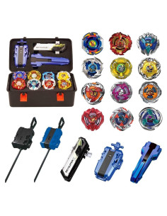 Juego de Peonzas de Combate Burst XIAODANYOUPIN 8 Peonzas