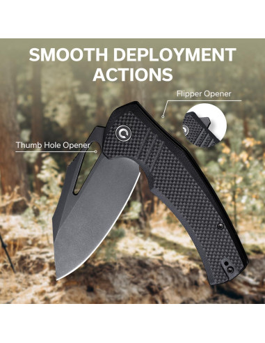 Cuchillo de Bolsillo CIVIVI BullTusk 9.75 cm Hoja 14C28N G10