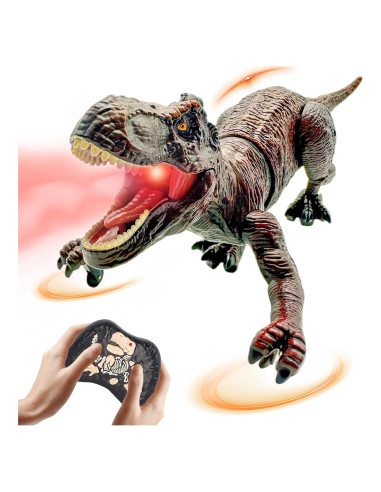 Dinosaurio RC T-Rex Moskido 35.1x17.3x14.5cm Marrón