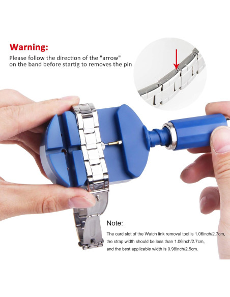 Kit de Herramientas para Reloj Lenpestia 12 Piezas Ajuste Correa
