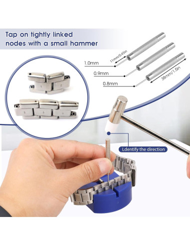 Kit de Herramientas para Ajuste de Correa de Reloj MOZEAT 11 PCS