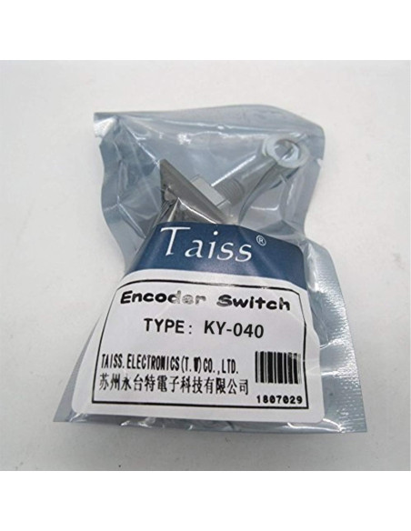 Módulo Codificador Rotativo Taiss KY-040 5V 5 Piezas Módulo Codificador Rotativo Taiss KY-040 5V 5 Piezas