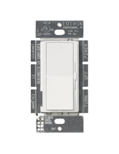 Regulador de Voltaje Bajo Lutron DVLV-603P-WH 600W 3 Vías Blanco