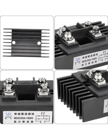 Diodo Rectificador PATIKIL 100A 1600V con Radiador