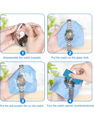 Kit de Reemplazo de Batería de Reloj JOREST con Herramientas