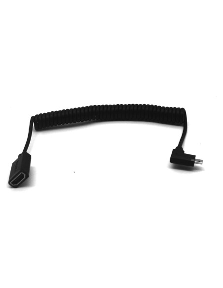 Cable HDMI 2.0 4K MOTONG a Micro HDMI 1.8M ángulo izquierdo Cable HDMI 2.0 4K MOTONG a Micro HDMI 1.8M ángulo izquierdo