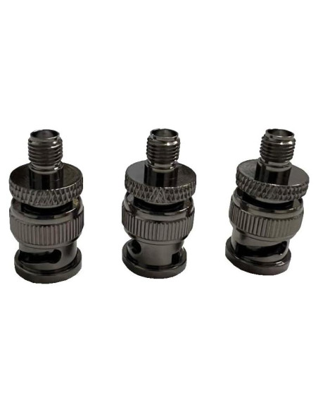 Adaptador Coaxial SMA Femenino a BNC Masculino 3-Pack - Chiko Adaptador Coaxial SMA Femenino a BNC Masculino 3-Pack - Chiko