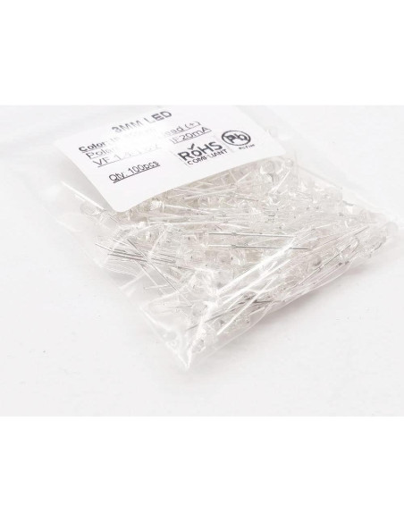 Diodo Infrarrojo LED 5mm Cleiscry 850nm 940nm 100pcs Diodo Infrarrojo LED 5mm Cleiscry 850nm 940nm 100pcs