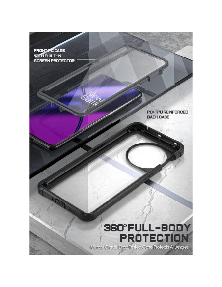 Funda Poetic Guardian para OnePlus 11 5G - A prueba de golpes Funda Poetic Guardian para OnePlus 11 5G - A prueba de golpes