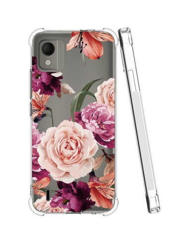 Funda Protectora TPU Floral para Nokia C110 6.3" - Sidande