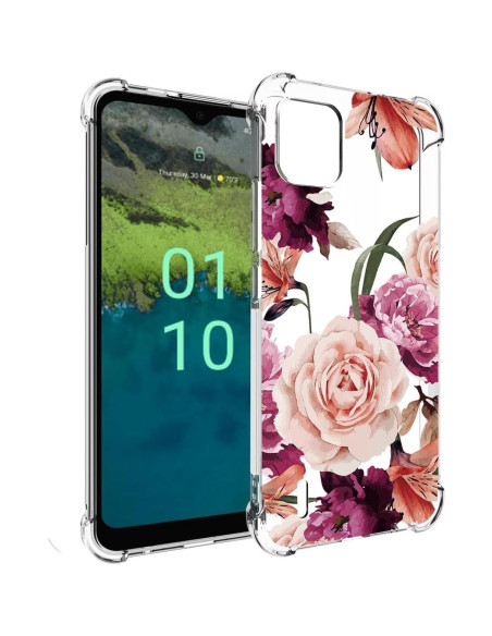 Funda Protectora TPU Floral para Nokia C110 6.3" - Sidande Funda Protectora TPU Floral para Nokia C110 6.3" - Sidande