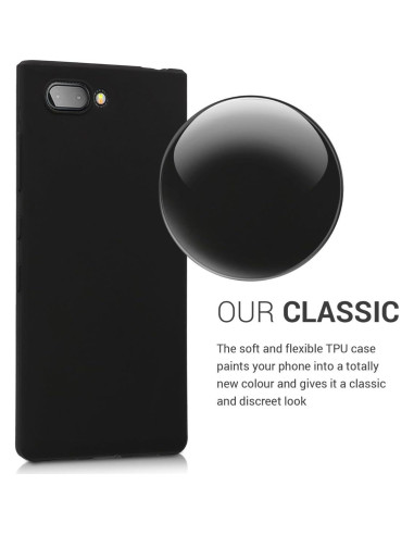 Funda TPU Silicona para BlackBerry KEYtwo - KW-Commerce - Negro Mate