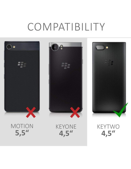 Funda TPU Silicona para BlackBerry KEYtwo - KW-Commerce - Negro Mate Funda TPU Silicona para BlackBerry KEYtwo - KW-Commerce - Negro Mate