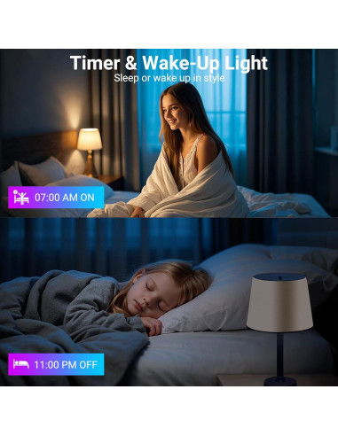 Bombillas Inteligentes TJOY 4 Pack LED RGB 9W Alexa Google