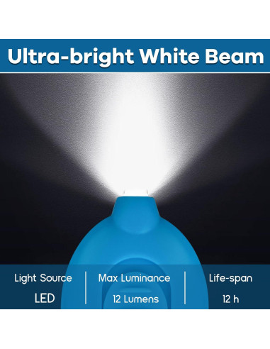 Linterna LED de Llavero Uaimvie 7 Pcs Ultra Brillante
