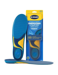 Plantillas Energizantes Dr. Scholl para Hombres 1 Par Gel Masajeador