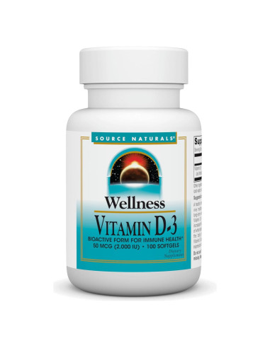 Vitamina D-3 Source Naturals 22.68g para Salud Inmunológica