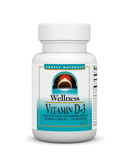Vitamina D-3 Source Naturals 22.68g para Salud Inmunológica Vitamina D-3 Source Naturals 22.68g para Salud Inmunológica