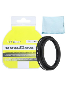 Filtro UV PATIKIL 28mm Aluminio y Vidrio Óptico