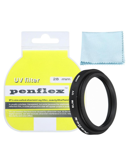 Filtro UV PATIKIL 28mm Aluminio y Vidrio Óptico Filtro UV PATIKIL 28mm Aluminio y Vidrio Óptico