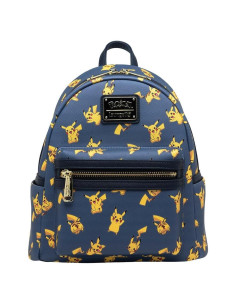 Mochila Mini Loungefly Pikachu Estampado Completo 22.86x26.67cm