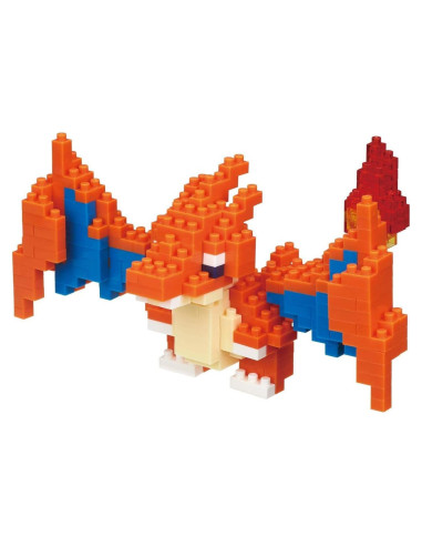 Nanoblock Mega Charizard Y Pokemon 310 Piezas 6x10.8x7.6cm