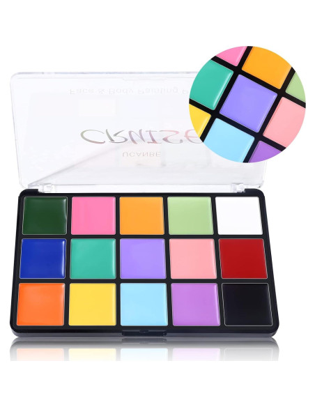 Pintura Facial y Corporal UCANBE 15 Colores Macaron No Tóxica Pintura Facial y Corporal UCANBE 15 Colores Macaron No Tóxica